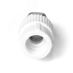 Муфта комбинированная 20x1/2' ВР, накидная гайка, полипропиленовая PPR белая - фото 5