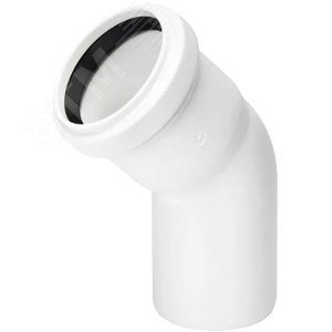 Отвод 50 45 град, для бесшумной канализации - PRO AQUA
