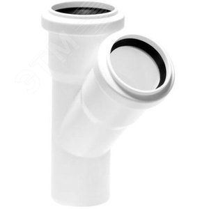 Тройник 50 45 град, для бесшумной канализации - PRO AQUA