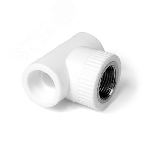 Тройник комбинированный 25x1/2' ВР полипропиленовый PPR белый - PRO AQUA
