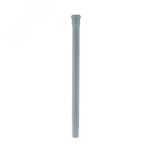 Труба канализационная 32x500 мм НТЕМ однораструбная, серая 2