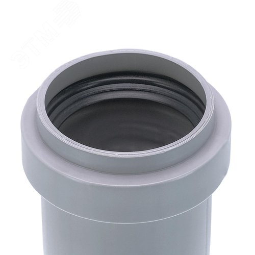 Труба канализационная 32x500 мм НТЕМ однораструбная, серая 3