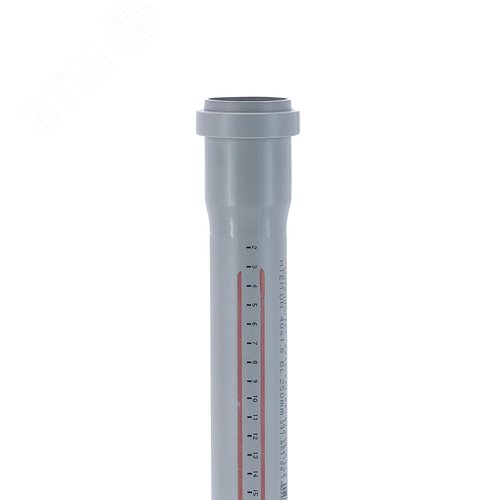 Труба канализационная 32x1500 мм НТЕМ однораструбная, серая 2