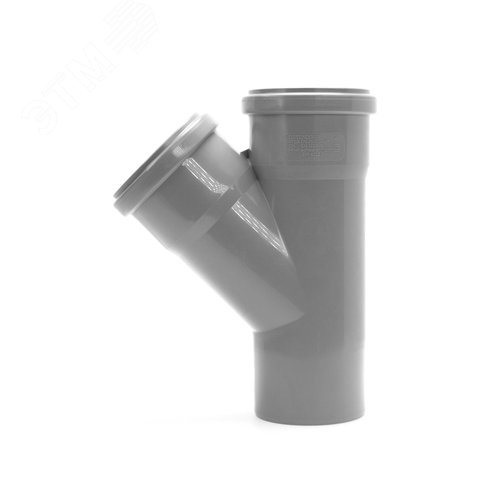 Тройник 75 45 град, канализационный 2