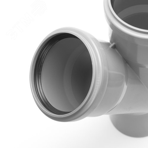 Тройник 75 45 град, канализационный 3