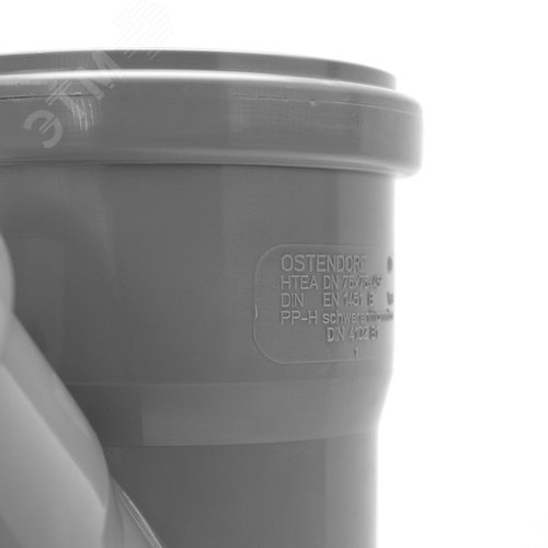 Тройник 75 45 град, канализационный 4