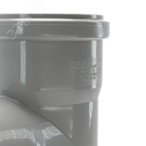 Тройник 75 87 град, канализационный 4