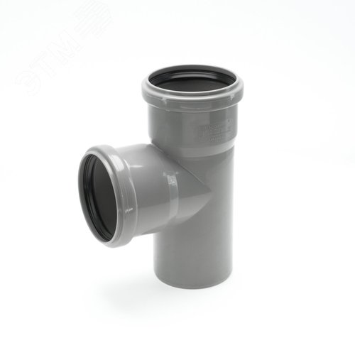 Тройник 75 87 град, канализационный