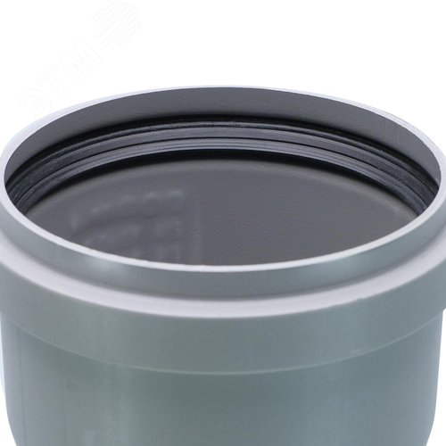 Труба канализационная 90x150 мм НТЕМ однораструбная, серая 3