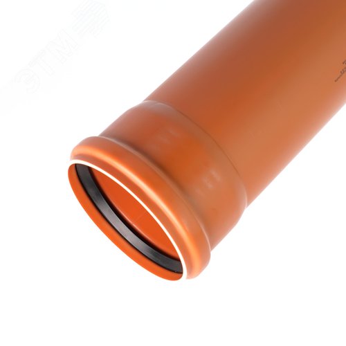 Труба канализационная 125x5000 мм KGEM SN4 ПВХ наружная - Ostendorf