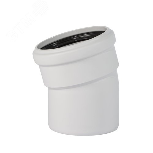 Отвод 90 15 град, для бесшумной канализации 2