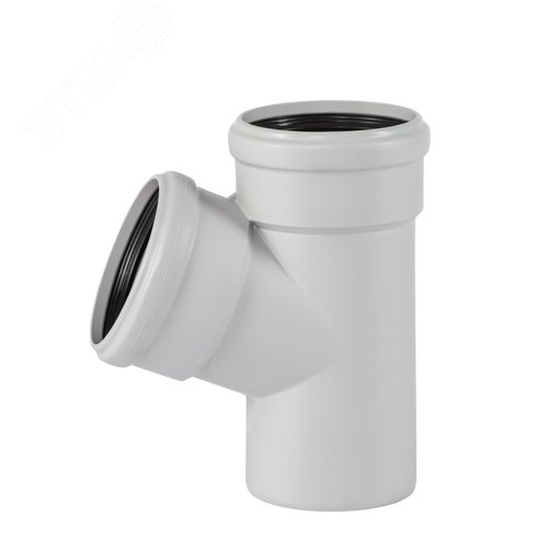 Тройник 50 67 град, для бесшумной канализации 2