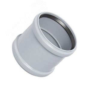 Муфта 75 мм двухраструбная, для бесшумной канализации 2