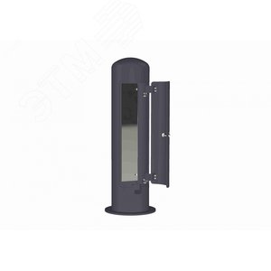 Пост питания антивандальный Alpenbox, оцинкованный, порошковая окраска, RAL7016, 1100x273 мм - AlpenBox