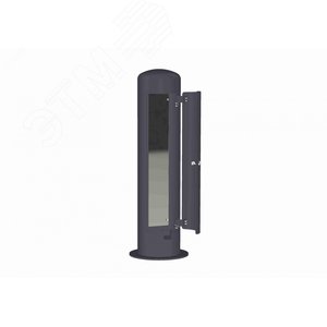 Пост питания антивандальный Alpenbox, оцинкованный, порошковая окраска, RAL7016, 1420x325 мм - AlpenBox