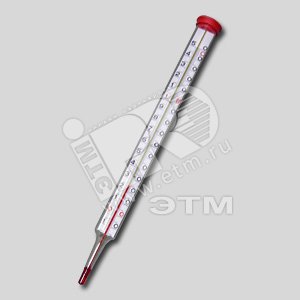 Термометр спиртовой стеклянный 0-150 град. L=250 мм (10006406) - WATTS Industries