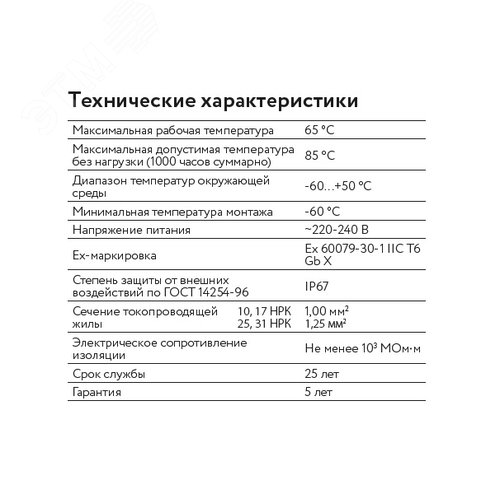 Саморегулирующийся нагревательный кабель 17НРК-Т-2 (2207009) - фото 3
