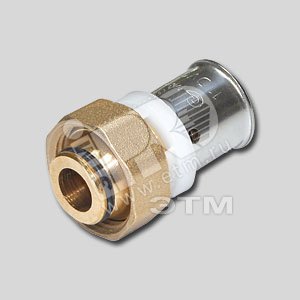 Соединитель пресс 20 х 3/4‘ EK с накидной гайкой (10560G002005) - UNI-FITT
