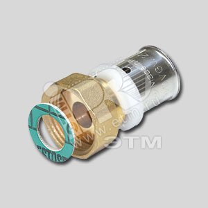 Соединитель пресс 16 х 1/2‘ с накидной гайкой (10563G001604) - UNI-FITT