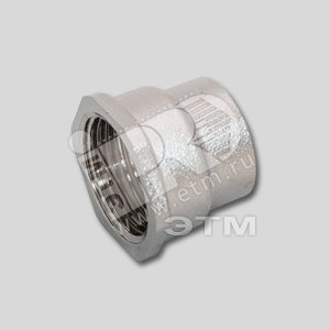 Муфта 1‘ х 3/4‘ никелированная - UNI-FITT
