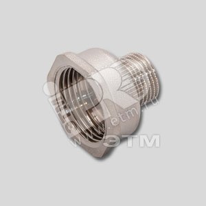 Переходник 1‘ х 3/4‘ ВР-НР никелированный (10111N000506) - UNI-FITT