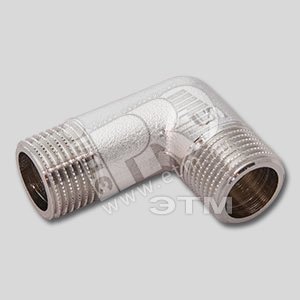 Уголок 1/2‘ НР никелированный (10122N000404) - UNI-FITT