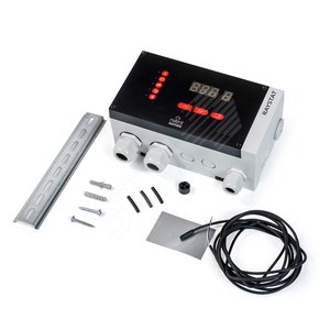 Устройство управления RayStat V5, IP65 (макс. 25А,250В) с регулированием по Т поверхности либо окр воздуха с использованием PASC алгоритма (уставка Тподд от 0C...+90C (поверхность) и 0C...+30C (окр.температура). В комплекте с выносным датчиком т (RAYSTAT - V5) - Raychem