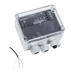 Устройство управления RayStat-ECO-10, IP65 (макс. 25А,250В) с регулированием по Тос с использованием PASC алгоритма (уставка Тподд от 0C до +30C). В комплекте с выносным датчиком типа Pt100 (RAYSTAT-ECO-10) - Raychem