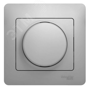 GLOSSA Диммер поворотный в сборе 300Вт алюминий (GSL000334) - Schneider Electric