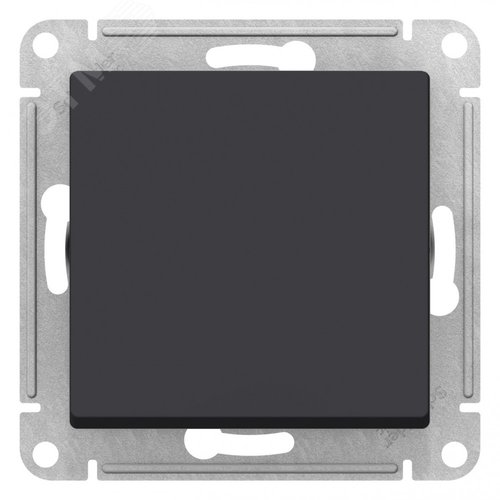 ATLASDESIGN AQUA 1-клавишный ПЕРЕКЛЮЧАТЕЛЬ IP44, сх.6, 10АХ, механизм, КАРБОН - фото 5