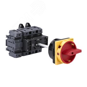 ВЫКЛЮЧАТЕЛЬ-РАЗЪЕДИНИТЕЛЬ 4P 175A IP20 С КРАСНОЙ ВЫНОСНОЙ РУКОЯТКОЙ НА ДИН-РЕЙКЕ/ПЛАТЕ С ЗАМКОМ - SE (Systeme)