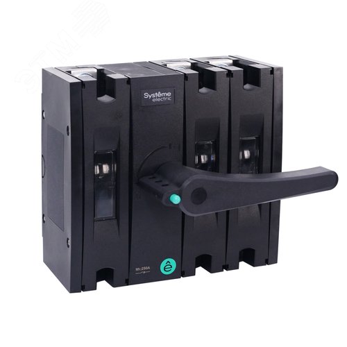 ВЫКЛ.-РАЗЪЕДИНИТЕЛЬ SYSTEMEPACT SD250 3P 200A РУКОЯТКА ФРОНТ. ЦЕНТР_РУКОЯТКА ЗАКАЗЫВАЕТСЯ ОТДЕЛЬНО - фото 2