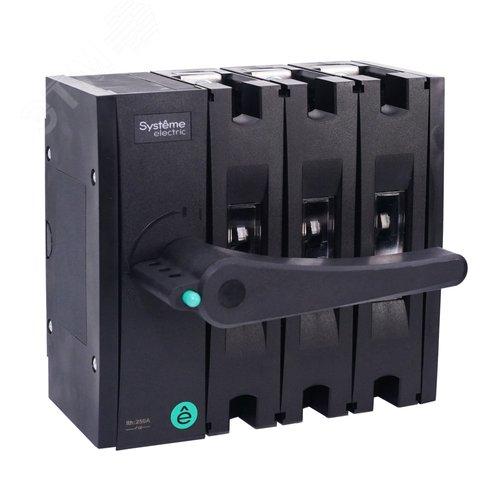 ВЫКЛ.-РАЗЪЕДИНИТЕЛЬ SYSTEMEPACT SD250 3P 250A РУКОЯТКА СЛЕВА ФРОНТ._РУКОЯТКА ЗАКАЗЫВАЕТСЯ ОТДЕЛЬНО - SE (Systeme)