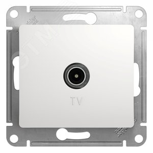 GLOSSA PRO TV АНТЕННА коннектор, механизм, БЕЛЫЙ - Schneider Electric