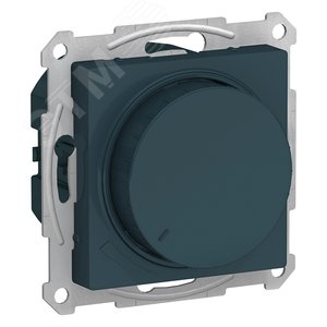 Светорегулятор (диммер) ATLASDESIGN поворотно-нажимной 315Вт механизм изумруд (ATN000834) - Schneider Electric