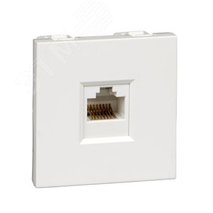Розетка 1xRJ45 Cat5e 45Х22.5 белая R9010 (RIN-145K5E-BE) - Schneider Electric