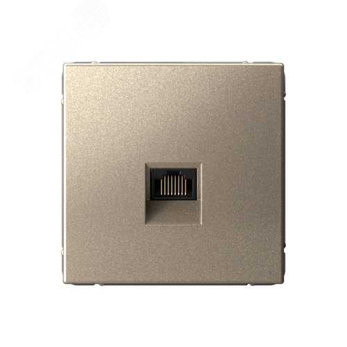 ARTGALLERY РОЗЕТКА компьютерная RJ45, кат. 5е, механизм, ШАМПАНЬ - SE Потенциал, артикул GAL000583
