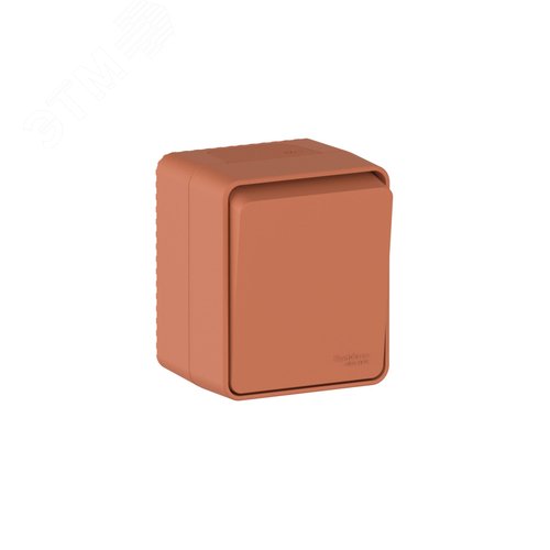 AtlasDesign PROFI IP54 О/У 1-клавишный ВЫКЛЮЧАТЕЛЬ 10 АХ, ТЕРРАКОТОВЫЙ - артикул ATN547011