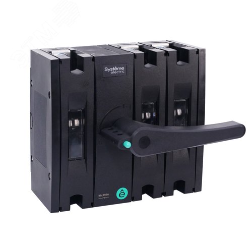 ВЫКЛ.-РАЗЪЕДИНИТЕЛЬ SYSTEMEPACT SD250 3P 200A РУКОЯТКА ФРОНТ. ЦЕНТР_РУКОЯТКА ЗАКАЗЫВАЕТСЯ ОТДЕЛЬНО - SE Systeme