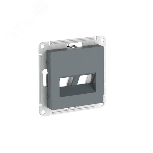 ATLASDESIGN НАКЛАДКА двойная для информационных функций типа Keystone, БАЗАЛЬТ - SE (Потенциал)