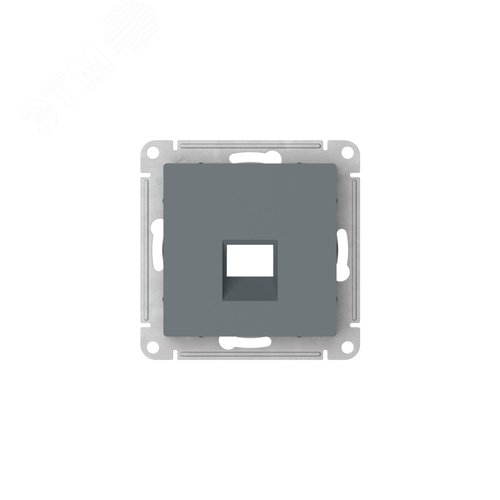 ATLASDESIGN НАКЛАДКА двойная для информационных функций типа Keystone, СТАЛЬ - фото 3