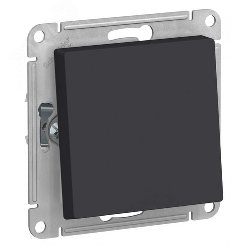 ATLASDESIGN AQUA 1-клавишный ПЕРЕКЛЮЧАТЕЛЬ IP44, сх.6, 10АХ, механизм, КАРБОН - SE Потенциал