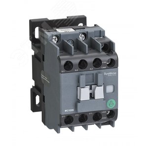 КОНТАКТОР MC1E 3P 18A НО+НЗ 24V 50/60ГЦ (LC1E1810B5) - SE (Systeme)