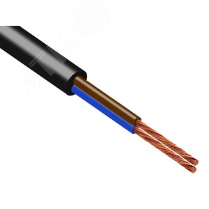 Провод ПВСнг(А)-LS  2*0.75 Ч 100м ТРТС - Элпрокабель