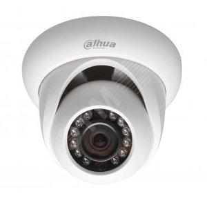 Видеокамера IP уличная купольная   DWDR День/Ночь 3Mp (DH-IPC-HDW4300SP-0600B) - Dahua