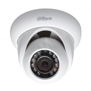 Видеокамера IP уличная купольная   DWDR День/Ночь 1Mp (DH-IPC-HDW1000SP-0600B) - Dahua