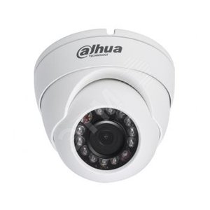 Видеокамера HDCVI уличная купольная OSD Menu День/Ночь ICR 2.4Mp (DH-HAC-HDW2220MP-0600B) - Dahua