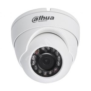 Видеокамера HDCVI уличная купольная OSD Menu День/Ночь ICR 1.3Mp (DH-HAC-HDW2100MP-0600B) - Dahua