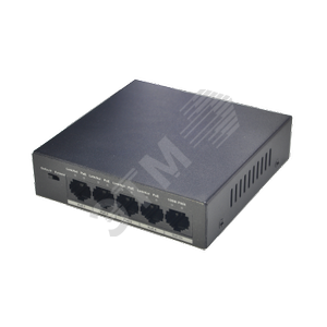Коммутатор PoE 4х портовый сетевой индустриальный 2-го уровня (DH-PFS3005-4P-58) - Dahua