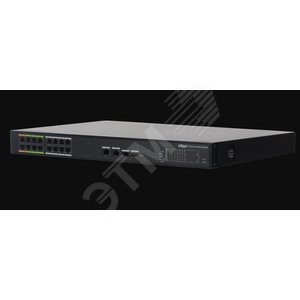 Коммутатор управляемый L2 18 портов RJ45/Combo/SFP 10 100 1000 Мб/с PoE 240Вт - Dahua